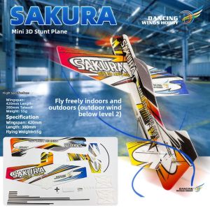 Mô Hình Máy Bay RC 4 Kênh Nhào Lộn EPP Dùng Trong Nhà 3D
