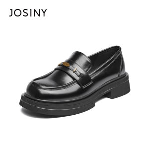Josiny | Thick Heeled Oxford Loafers Ladies