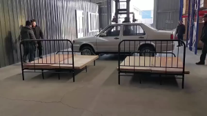 COD Bed Frame Single bed Double Bed Stainless Steel bed Iron Bed Frame with Headboard and Footboard
