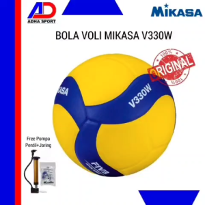 Free Pompa + Pentil ! PROLIGA Bola Voli Volly Voly Mikasa Japan V330W / V 330 W Vollyball MVBV330WZZZZ
