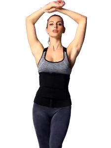 Neoprene Waist Trainer For WomenSlimming Body Shaper Waist Trimmer Cincher Sweat BeltTummy Control Corset Girdle