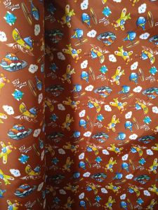 KAIN BAHAN METERAN L.240cm HARGA PER 50cm MOTIF MOBIL