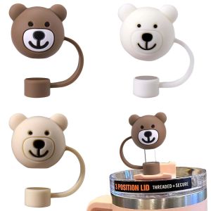1 Stanley Cup straw case 10mm Bear straw case compatible with Stanley 30 and 40 ounces (Bear)