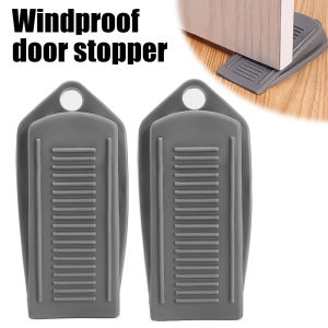 5pcs Plastic Door Bottom Stops / Wedge Rubber Door Stoppers for Baby Safety / Duty Rubber Floor Stop Prevents Doors From Closing