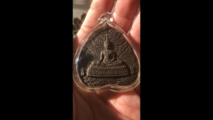 Jumbo Pendant Thai (Provide Life Stability and Protection Against Unseen Obstacle) Buddha Chinnarat Archan Morn