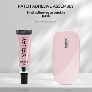 Solid Glue Nail Art Stickers Wearable Nails Strong Large Capacity Nail Piece Patch Glue Remove Nail Winter 3D Natural Handmade