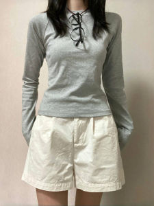 Quần Short Cotton Lanh Trắng Cho Nữ Quần Ống Rộng Dáng Chữ a Dáng Rộng Thoải Mái Mùa Hè Quần Áo Mặc Nhà Thường Ngày