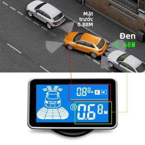 Bộ Cảm Biến Đỗ Xe Ô Tô 4/6/8 Cảm Biến Hệ Thống Radar Hỗ Trợ Đỗ Xe Phía Sau Camera Lùi Hỗ Trợ Điểm Mù Phía Trước & Phía Sau