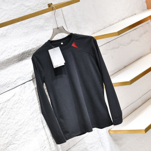 Áo Thun Dài Tay Cổ Tròn Mùa Thu Đông Cho Nam Nữ Áo Lót Ấm Áp Co Giãn Chất Liệu Polyester Áo Phông Thời Trang Thường Ngày