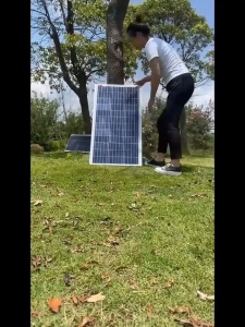 Solar Panel Heavy Duty 30W Household Charging Panel 30A Controller Portable Solar Generator Solar Power Station for Home Flexible Solar Panel Flexible Monocrystalline Solar Cell Waterproof Rechargeable Power System