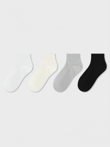 Thin Summer New Mid-calf Socks Breathable and Sweat-absorbent Seamless Socks