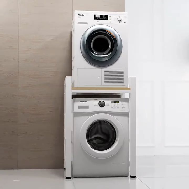 Washing machine rack/dishwasher storage rack/balcony double dryer stacking rack