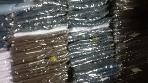 Rok Sekolah SMP SMA Belah Satu Pinggang Karet Warna Abu Biru Hitam Putih Coklat Pinggang Karet Bahan Twis Licin Dan Bahan Katun Drill