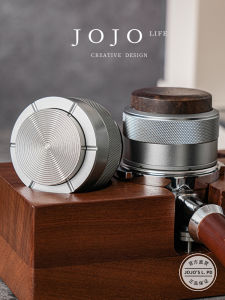 Italian Style Coffee Press Powder Hammer Walnut Wood Mr. Grocerys L PD. Dining Utensils Pure Color Handmade Accessories