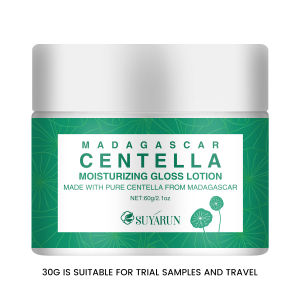 SUYARUN Hydrating Cica Face Cream - Soothes & Repairs Sensitive Skin Intense Moisturizer with Centella Asiatica.