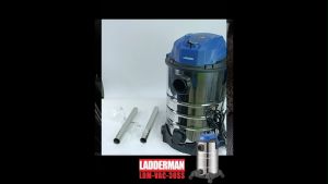 LADDERMAN 30L Stainless Steel Wet and Dry Vacuum Cleaner Heavy Duty Home Commercial Penyedut Habuk Vacum Rumah