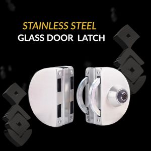 Kunci Pintu Kaca Shower Oval Double Glass Door Lock DRL-240SV