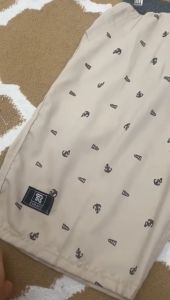 Celana Pendek Pria Distro Bahan Katun Motif Cetak Reguler