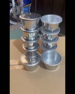 Phụ Kiện 2 Loại Nắp Nhựa Nắp Inox304 7cm Dánh Cho Khuôn Làm Bánh Flan Inox304 Cốc Đựng Sốt