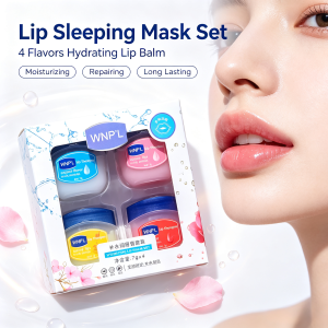 WNPL 4/6/8Pcs Lip Balm Set Lip Mask Anti Dry Crack Long Lasting Hydrating Repair Lip Care Holiday Gift Kit