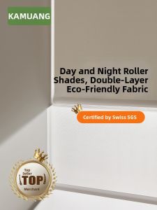 KAMUANG | Automatic Day and Night Double Layer Roll-up Curtains