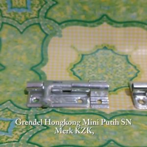 Grendel Hongkong Mini Putih SN Merk KZK  Perlusin
