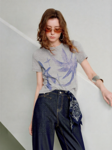 Toyouth | Áo Thun Nữ In Hình Lyocell Mát Mẻ