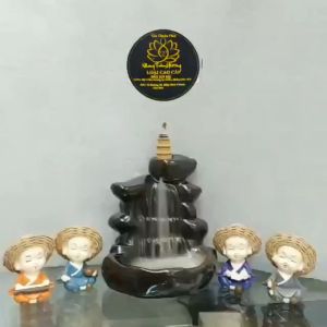 THÁC KHÓI ĐỐT NỤ TRẦM HƯƠNG (GIAO MẪU NGẪU NHIÊN )