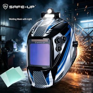Welding Helmet Welder Mask Large View True Color 4 Arc Sensor Solar Power Auto Darkening Welding Mask For Welder