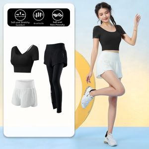 WANTINGDINUO | Moisture Wicking Tight Sleeveless Yoga Set