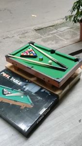 [Cỡ Nhỏ 51x31x16cm] Bàn Bi A Bi Da BiDa Mini Bằng Gỗ Có Chân Size (Loại) Nhỏ