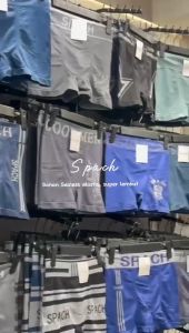 6Pcs Boxer SPACH M009 Seamless Motif / CD Pria Dewasa