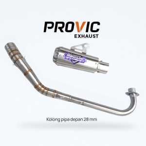Knalpot Jupiter z Supra tipe gtx bebek modif trail original Provic Exhaust