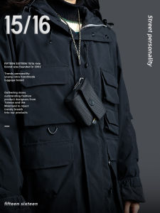 กระเป๋าใส่เหรียญแบบยูนิเซ็กซ์ 15/16 CORDURA กระเป๋าใส่กุญแจรถยนต์ iPad กระเป๋าใส่หูฟัง 1680D กระเป๋าใส่ธนบัตรแบบยูนิเซ็กซ์