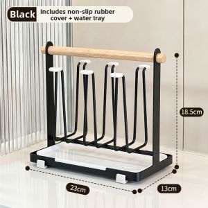 FULINSI | Water Cup Tea Cup Placement Rack with Drip Tray