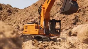 Moka RC Excavator Kendali yang besar 15 Channel 2.4Ghz 1/14 Metal Charging Rc Beko Suara Analog 7KM/H