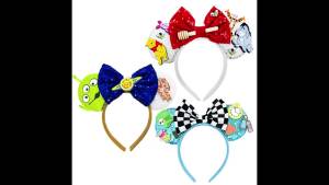 Disney | Mickey Mouse Ear Headband Monsters University Ears Head Band Women Pixar Sullivan Headband Girl Monsters Inc Hair Accessories