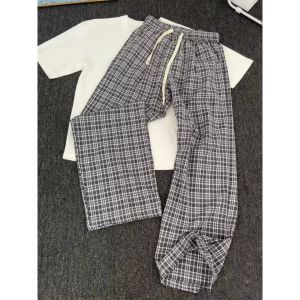 Quần Ống Đứng Rộng Rãi Mùa Hè Cho Nam Cleanfit Coffee Color Lazy Style Quần Ống Rộng Ống Đứng Thẳng Quần Dài Thường Ngày