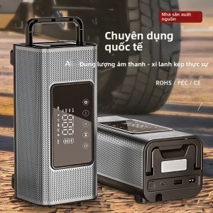 Máy Bơm Hơi Ô Tô 150psi 10000mAh Không Dây Máy Nén Khí Bơm Lốp Áp Suất Cao 25 Xi Lanh Dành Cho Xe Địa Hình