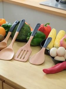 Vegetable Rice Spatula Spoon Long Handle Nonstick Pan Kitchen Tool Kitchenware Meat Soup Scoop