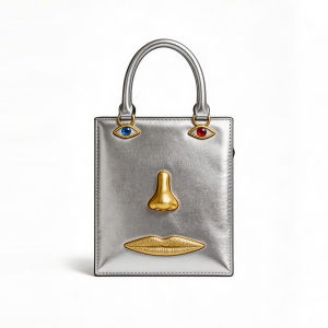 Fashion Gold Metal Face Pattern Women Handbags Designer Vintage Lady Evening Party Bag Luxury Pu Leather Shoulder Crossbody Bags