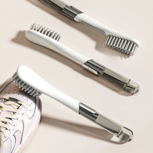Shoe Brush Long Handled Soft Bristled Shoe Brush Multifunctional Household Cleaning Brush Shoe Cleaner Tool No Damage To Shoes