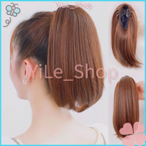 【CODจัดส่งจากไทย】INS วิกผมหางม้าตรงแบบติดคลิปยาว 30 ซม. ให้วอลลุ่มเป็นธรรมชาติ เหมาะสำหรับผู้หญิง เพิ่มวอลลุ่มให้ผมได้อย่างรวดเร็ว Y2K