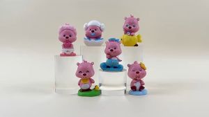 Set 6 mô hình nhân vật LOOPY siêu cute M1 - 2024