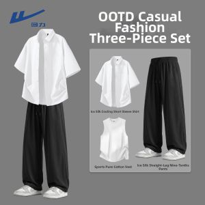 Warrior | Lightweight Summer Shirt Set Men Casual Stylish