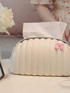 BOSSLU Kotak Tisu Mini Pouch Box Minimalis Kotak Tissue Dengan Pegas Stylish Glossy Mewah