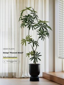 LIANYOU | High Quality Large Faux Plant Peacock Wood 3D Decorative Tree