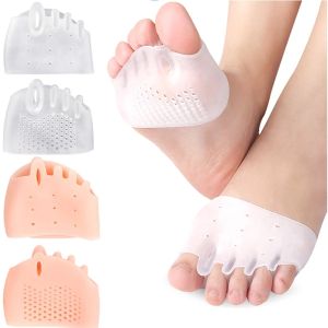 2pcs Silicone miếng chia ngón chân dị dạng bàn chân Corrector bunion chỉnh hình bảo vệ đau Relief miếng lót bàn chân trước vớ chăm sóc bàn chân móng chân