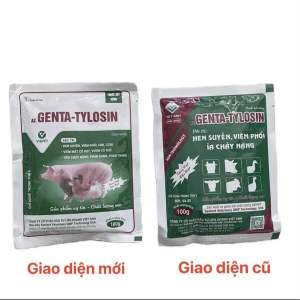 GENTA TYLOSIN 100g Viavet Hen suyễn tiêu chảy vật nuôi