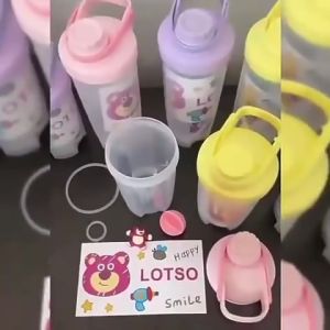 Botol Minum Lotso Tumblr 500ml Viral Botol Minum Anak Tumbler Minum Lotso Aesthetic Viral